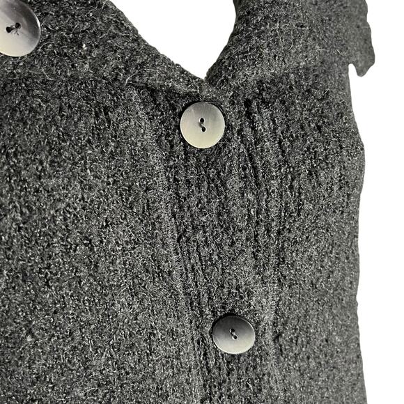 J Jill Black Textured Knit Sleeveless Vest Size XL - Picture 8 of 8